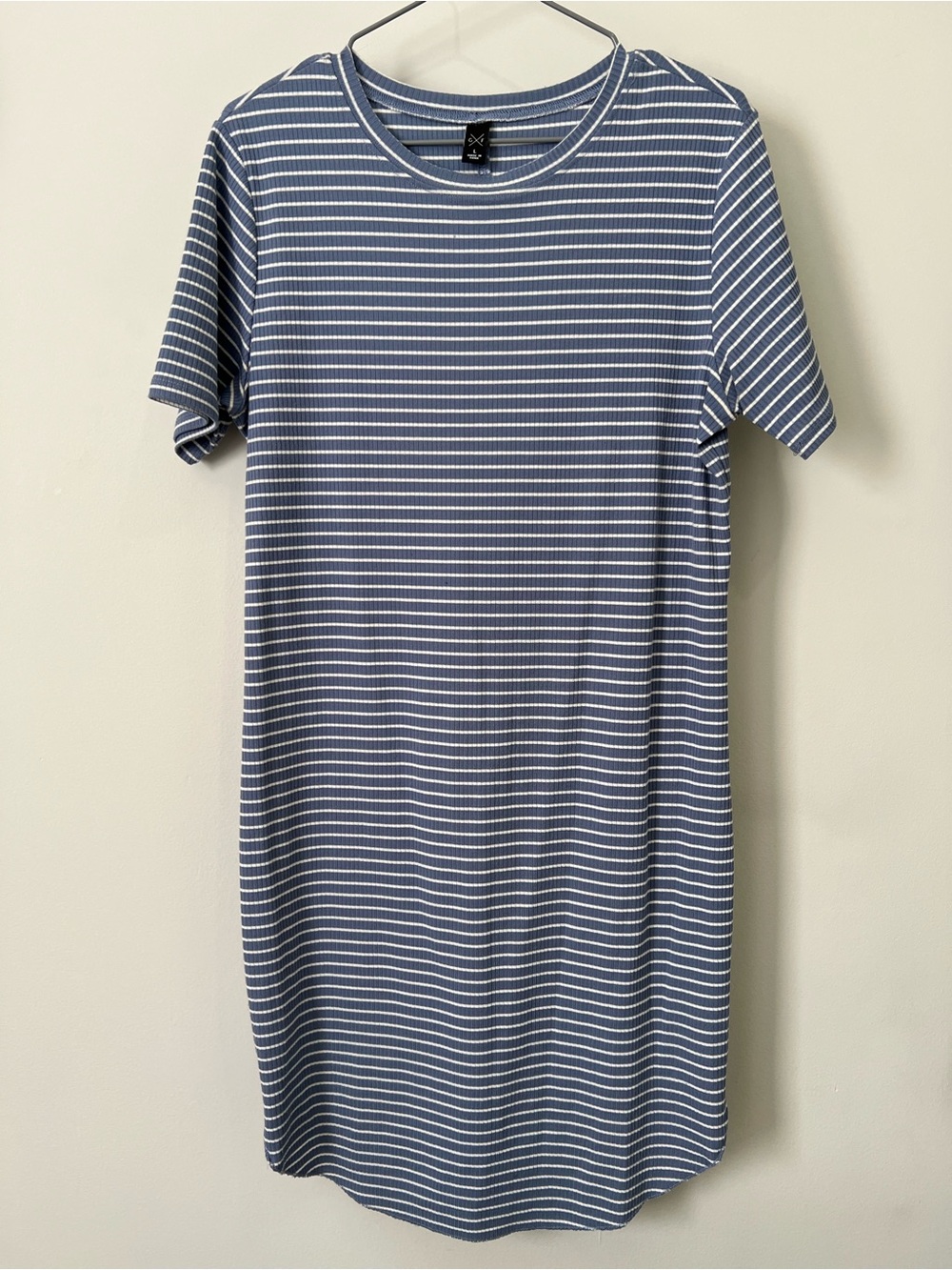 Gentle Fawn Ribbed Fitted Stripped T-Shirt Dress